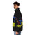 Teen Titans Silhouette Puffer Jacket featuring the iconic characters - men side left
