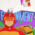 Turbo Time Hawaiian Shirt with Jingle All the Way, Turboman, and Arnold Schwarzenegger Inspired Graphics - Detail