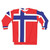 Norway Flag Sweatshirt with Flag Design