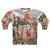 North Korean Propaganda Sweatshirt with Colorful Design