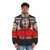 Money Heist Resistance Puffer Jacket with Dali Mask and Bella Ciao - men front