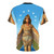 Mystical Priestess Inspired T-Shirt with Colorful Fantasy Artwork - Back