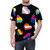Colorful t-shirt featuring pride flags and hearts in a vibrant, inclusive design - men front