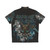 Genshin Impact Metal Hawaiian Shirt with Xiao, Venti, and Zhongli Designs - Back