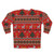 Christmas knit pattern sweater - Back