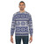 Cozy knit Christmas sweater with holiday reindeer pattern - men