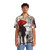 November Rain Hawaiian Shirt with Lush Tropical Floral Print - People Front