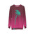 Hotline Miami inspired palmtree vaporwave sweatshirt - hanging