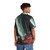 Nostalgic retro-futuristic Hawaiian shirt with collage art featuring space, planets, and surreal landscapes - People Back