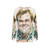 Chris Farley watercolor portrait sweatshirt - hanging