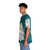 The Last Unicorn sea green Hawaiian shirt featuring a fantasy unicorn design - People Left