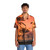 Tropical Hawaiian Shirt with Sun Rising Among Palm Trees on the Beach - People Front