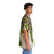 Tropical snake Hawaiian shirt with floral and calligraphy design - People Pight