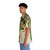 Tropical snake Hawaiian shirt with floral and calligraphy design - People Left