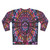Nicolas Cage tie dye sweatshirt with Shambhala music festival design - Back