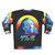 Nicolas Cage sweatshirt with 80s vaporwave and synthwave design - Back