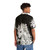 The Last Unicorn Black Hawaiian Shirt with Unicorn Design - People Back