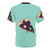 Cosmic space astronaut t-shirt with planets, stars, and pizza design - Back
