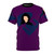 A t-shirt featuring the Star Trek character Counselor Troi, with her empathic and telepathic abilities.