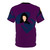 A t-shirt featuring the Star Trek character Counselor Troi, with her empathic and telepathic abilities. - Back