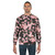 Cherry blossom floral pattern design on a modern sweatshirt - men