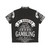 Hawaiian shirt with gambling-themed design - Back