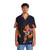 Tropical Hawaiian shirt with Marty fox character - People Front
