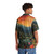 Tropical Hawaiian shirt with lush landscape and floral pattern - People Back