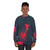 Glowing in the Dark Sweatshirt featuring digital art and colorful designs - women