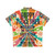 The Happy Together Tour 2021 Hawaiian Shirt featuring retro band merchandise design - Back