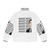 Money Heist Berlin Puffer Jacket with Typography - Back