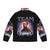 Team Edward Twilight Cursed Fan Collage Puffer Jacket with cheer, top gun, and aviation imagery - Back