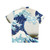 Ukiyo-e inspired Hawaiian shirt featuring The Great Wave of Kanagawa - Back
