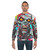 Zombie Apocalypse Horror Sweatshirt with Creepy Reanimated Design - men