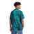 Galactic night sky Hawaiian shirt with abstract tree silhouettes - People Back