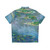 Monet Water Lilies Hawaiian Shirt featuring a vibrant floral art design - Back
