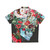 Momento Mori Hawaiian Shirt with Skull and Floral Print - Back