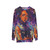 Nebula Sweatshirt with Cosmic Galaxy Design - hanging