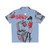 Vintage The English Beat Hawaiian Shirt with Cartoon Character Graphic