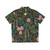 Tropical Hawaiian shirt with botanical floral nature print