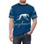 Greyhound Blue Bus Logo Custom Designed AOP T-Shirt - men front