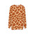Giraffe print animal print sweatshirt - hanging