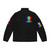 Team Coco Spectrum Puffer Jacket featuring a vibrant Conan Obrien portrait - Back