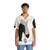 Nicolas Brown Grayscale Hawaiian Shirt - People Front