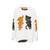 Cat and dog sweatshirt with cute animal print design - hanging