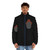 Team Coco minimalist line art portrait puffer jacket - men front
