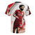 Artistic illustration of Mohamed Salah, popular professional soccer player - Back