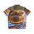 funny pug dog playing guitar on hawaiian shirt - Back