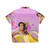 Nicholas Cage Banana Vaporwave Hawaiian Shirt - Back