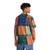 funny hawaiian shirt with colorful shipping containers print - People Back